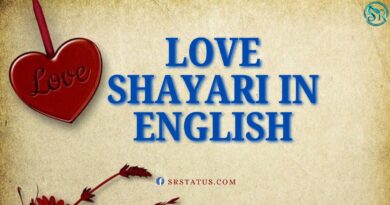 Love Shayari in English