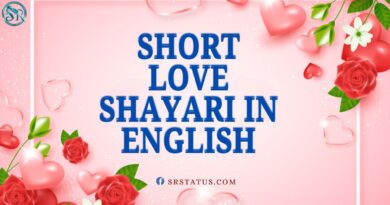 Short Love Shayari In English