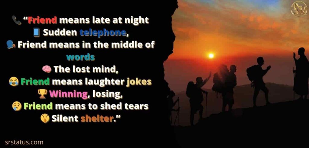 2 line best friend bestie friendship shayari in english