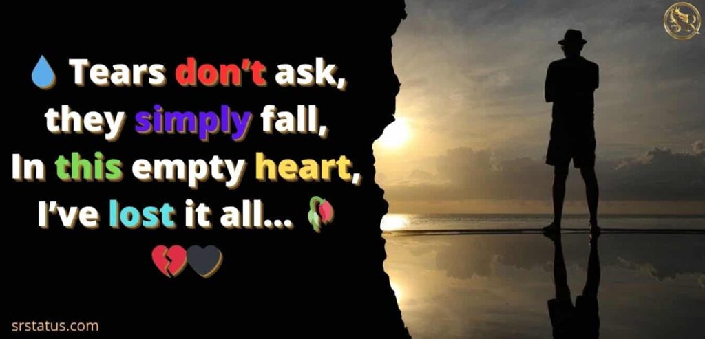 Alone Sad Shayari In English For Boy